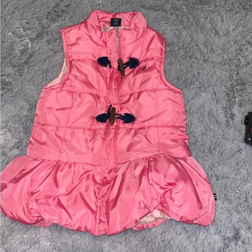 girls puffer vest size 6